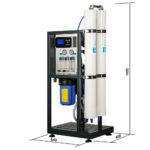 ⁦نظام Ecosoft MO 12000 Econnect التجاري بنظام التناضح العكسي⁩ - الصورة ⁦2⁩